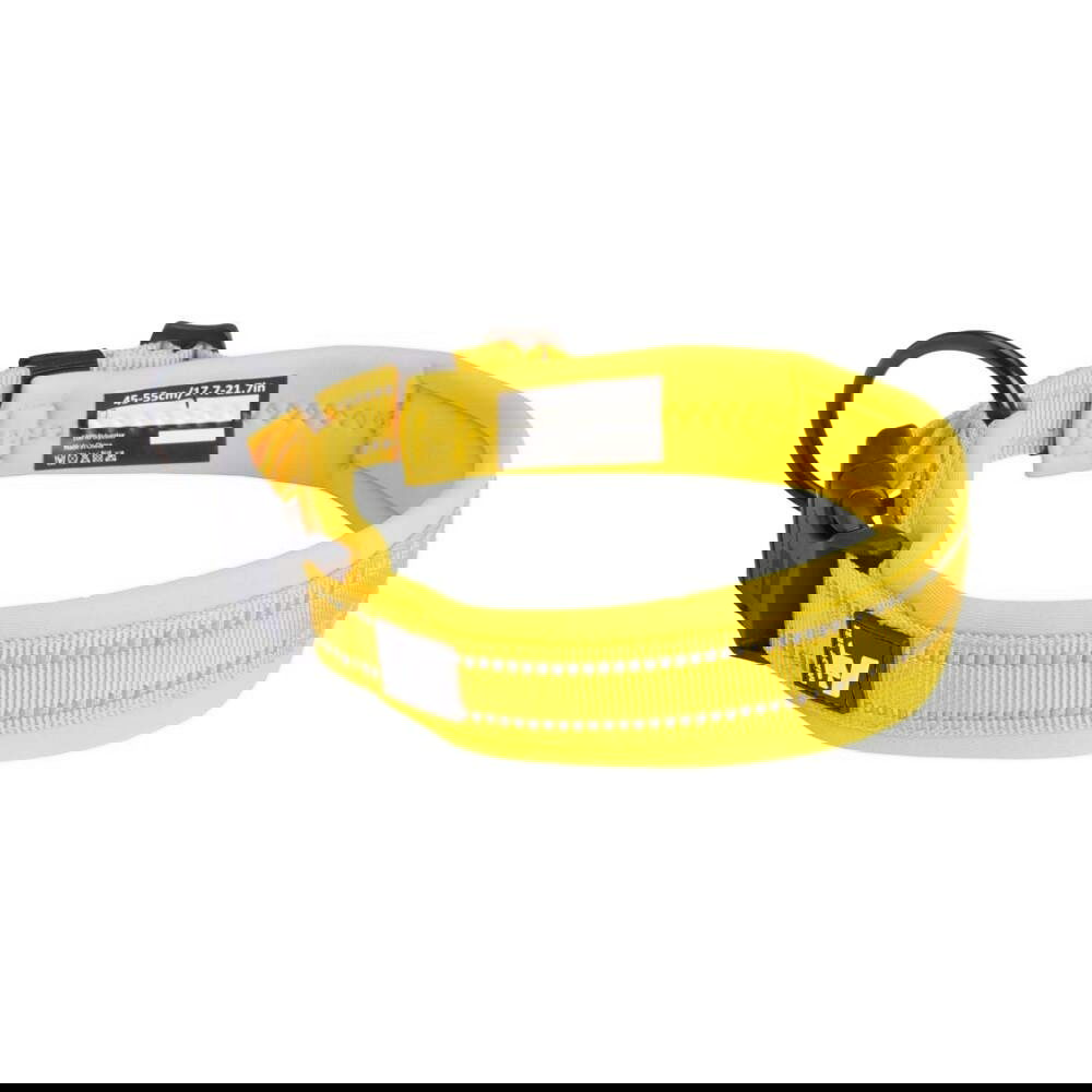 Feel Active Vadderat Hundhalsband Gul (1,5 x 25-35cm)