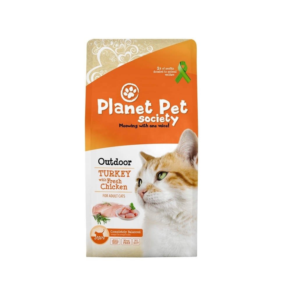 Planet Pet Society Cat Outdoor Turkey with Fresh Chicken (7 kg)