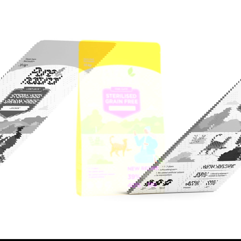 Purenatural Cat Sterilised Grain Free Chicken (10 kg)