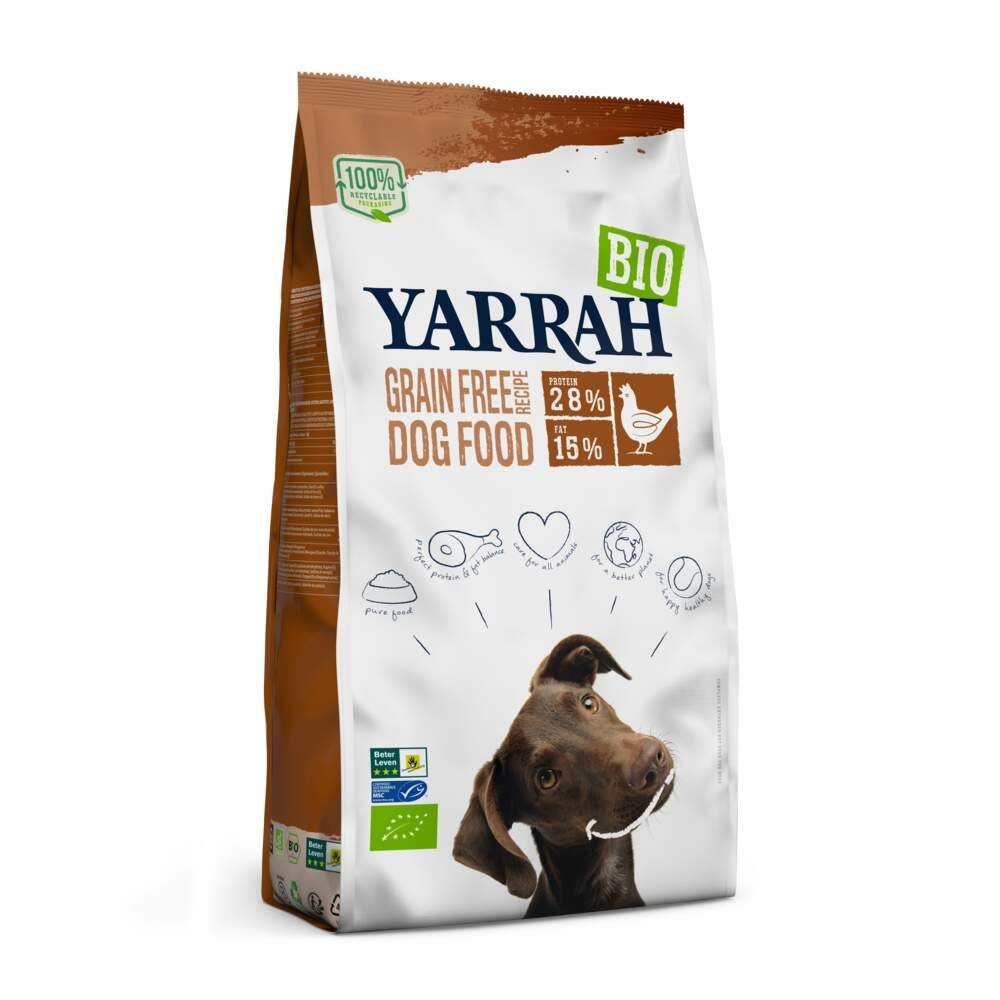 Yarrah Organic Dog Adult Chicken & Fish Grain Free (10 kg)