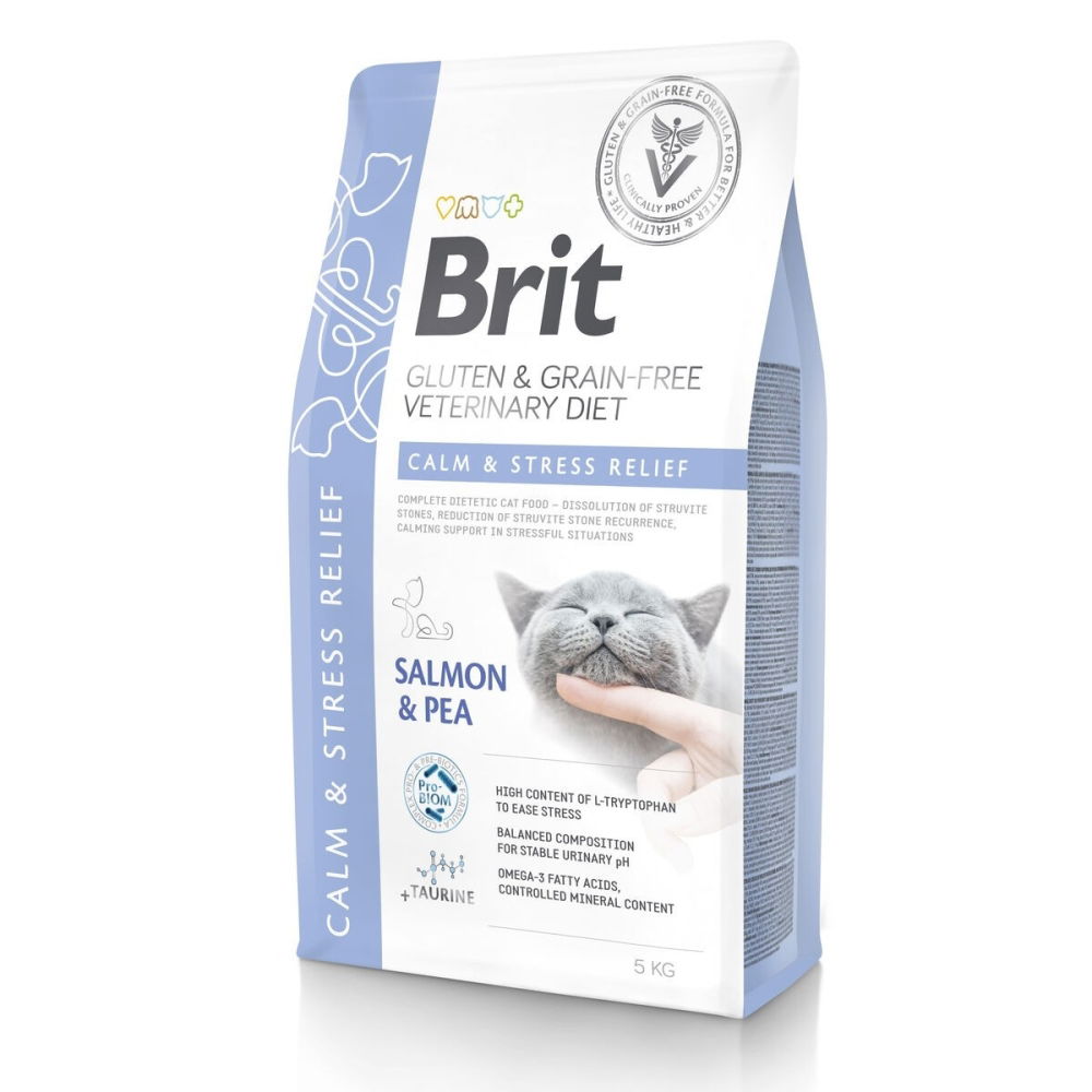 Brit Grain Free Veterinary Care Cat  Calm & Stress Relief (5 kg)