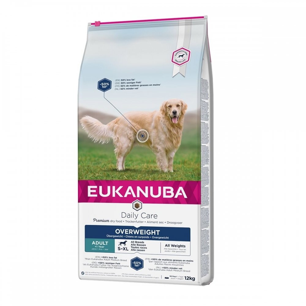 Läs mer om Eukanuba Dog Daily Care Adult Overweight All Breeds (12 kg)