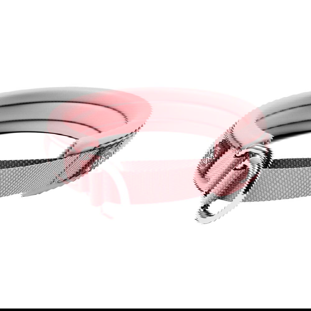 BullyBillows Hundhalsband Halvstryp Rosa Reflekterande  3 cm (S)
