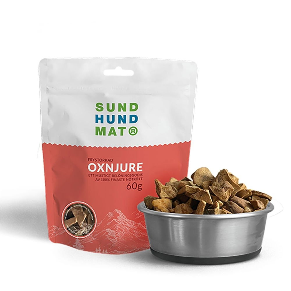 Sund Hundmat Frystorkad Oxnjure 60 g