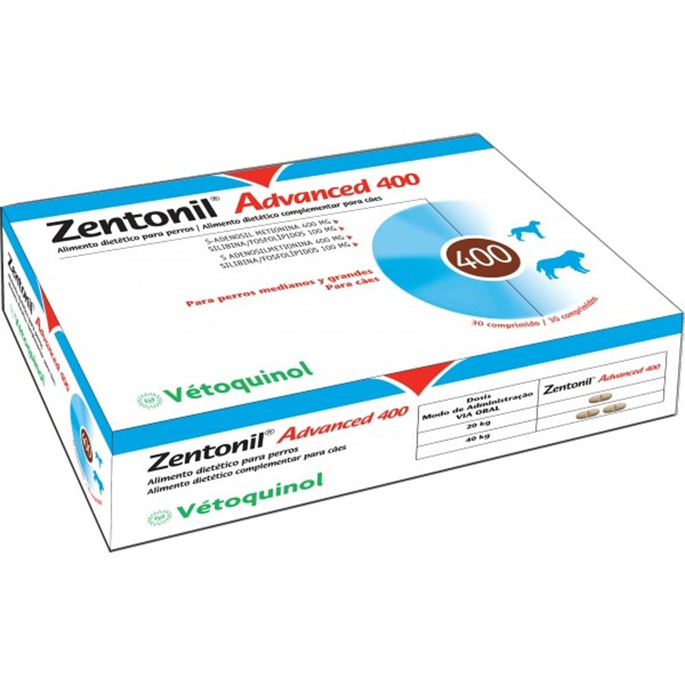 Vetoquinol Zentonil Advanced 30 tabl (400 mg)