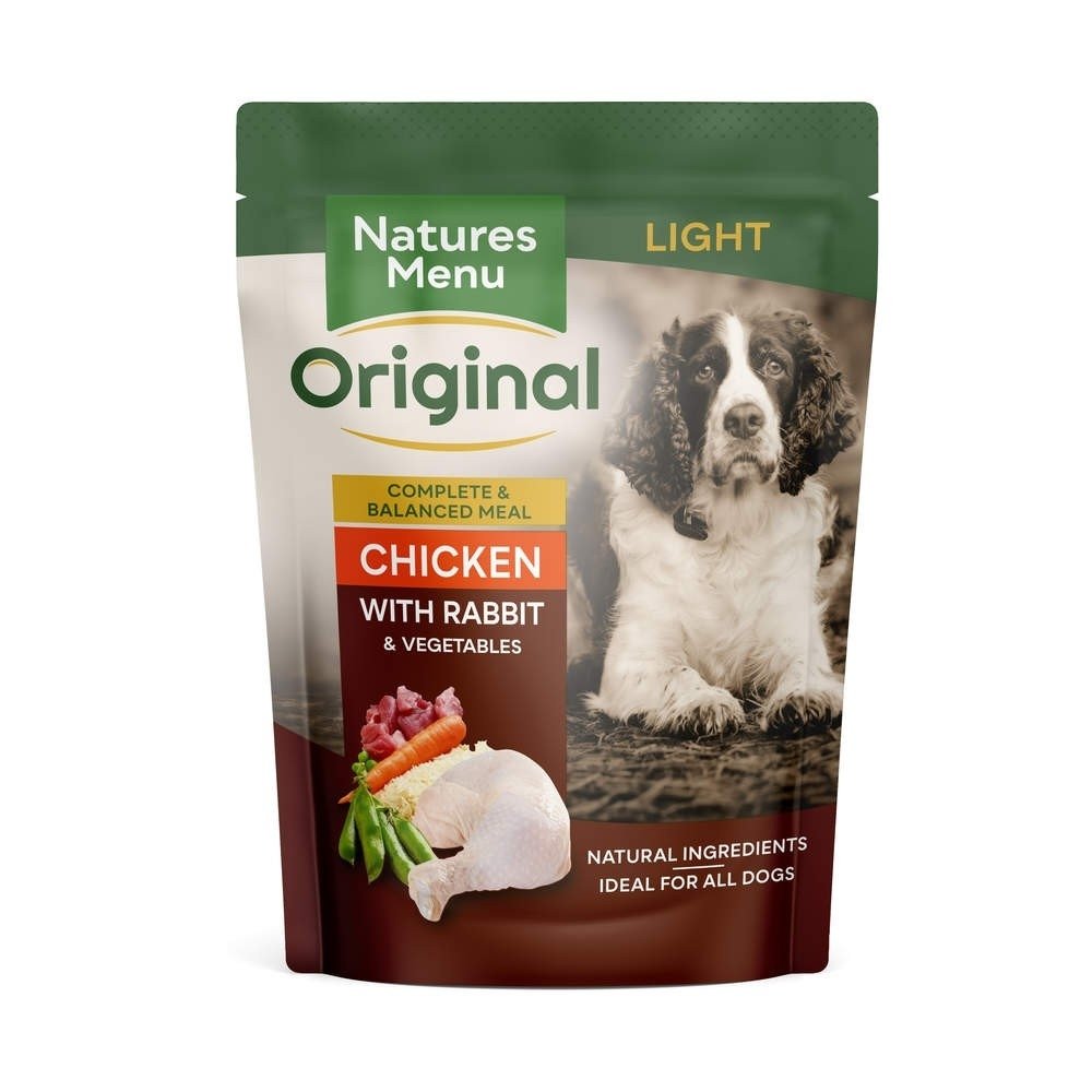 Läs mer om Natures:menu Dog Light Chicken & Rabbit 300 g