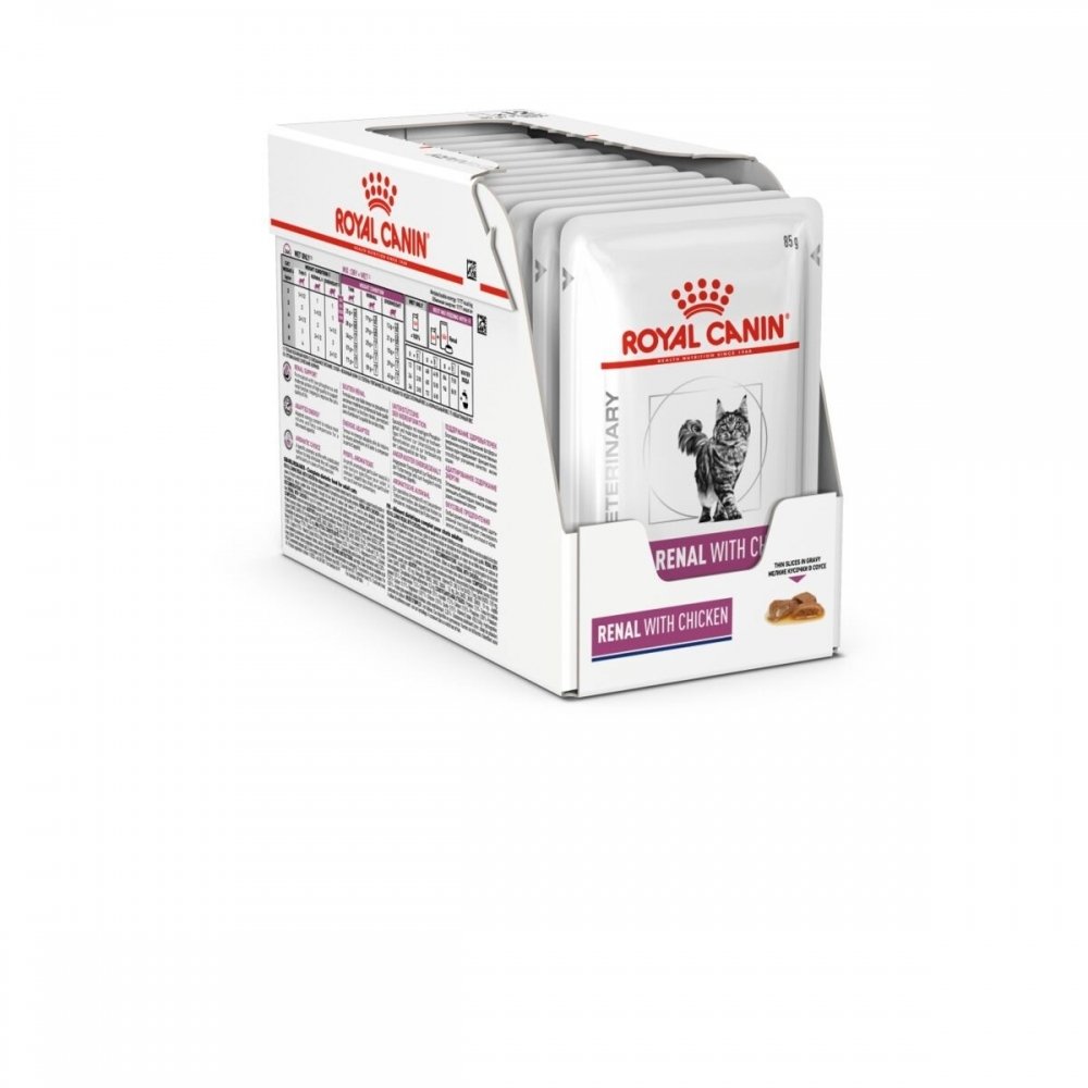 Royal Canin Veterinary Diets Cat Renal with Chicken 12x85 g