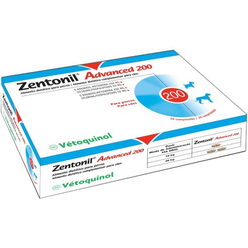 Vetoquinol Zentonil Advanced 30 tabl (200 mg)