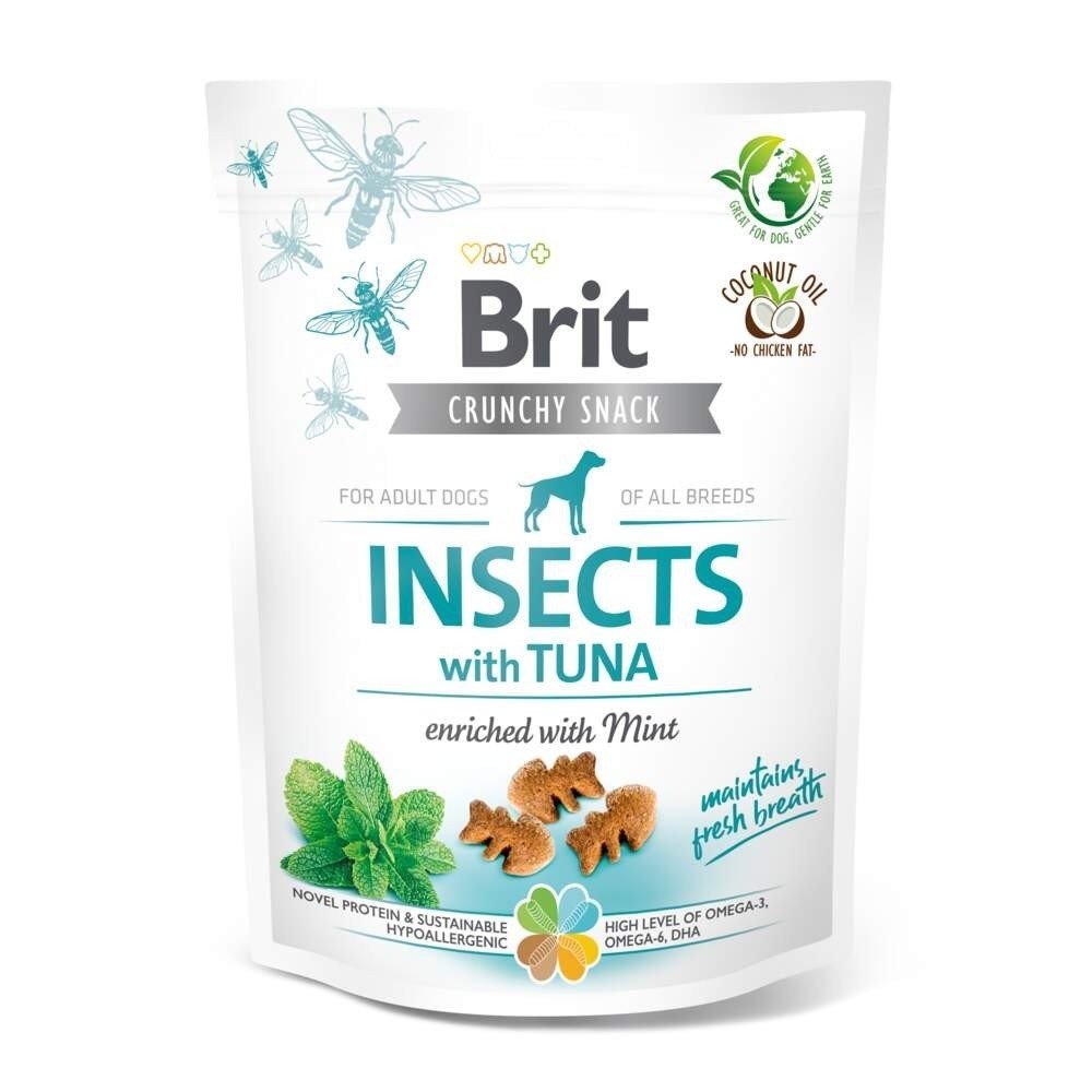 Brit Care Crunchy Snack Insects Tuna 200 g