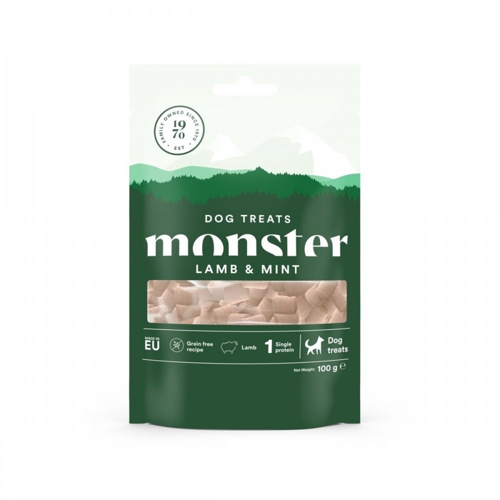 Monster Pet Food Monster Dog Treats Lamb & Mint 100 g
