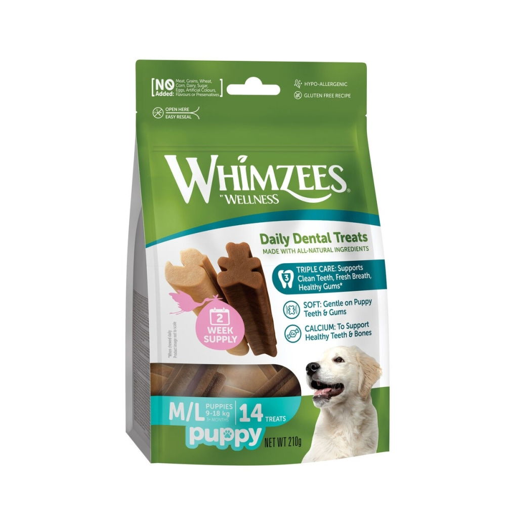 Whimzees Puppy Dental M/L (14-pack)