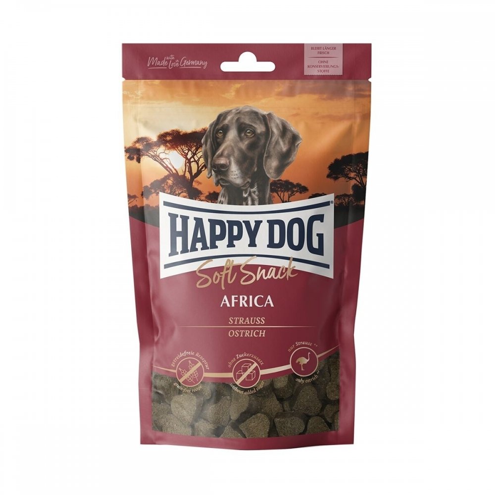 Läs mer om Happy Dog Africa Mjukt Hundgodis 100 g
