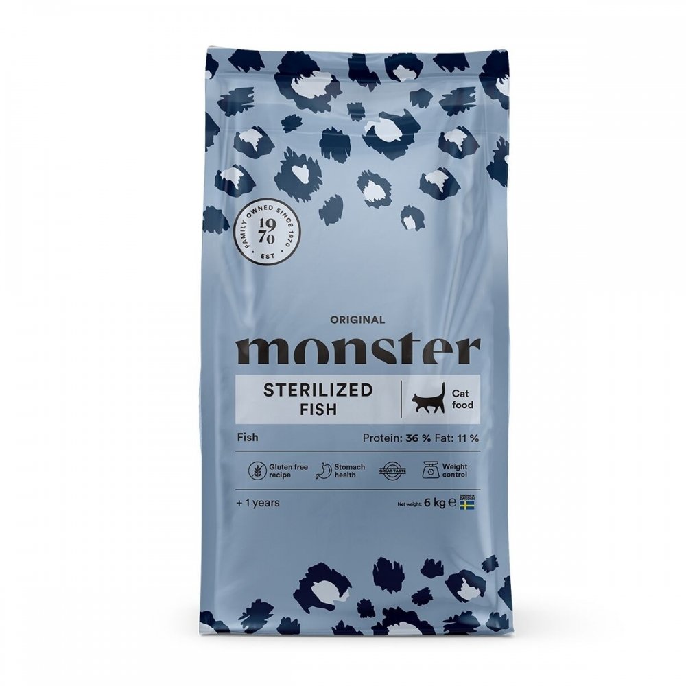 Läs mer om Monster Cat Original Sterilized Fish (6 kg)