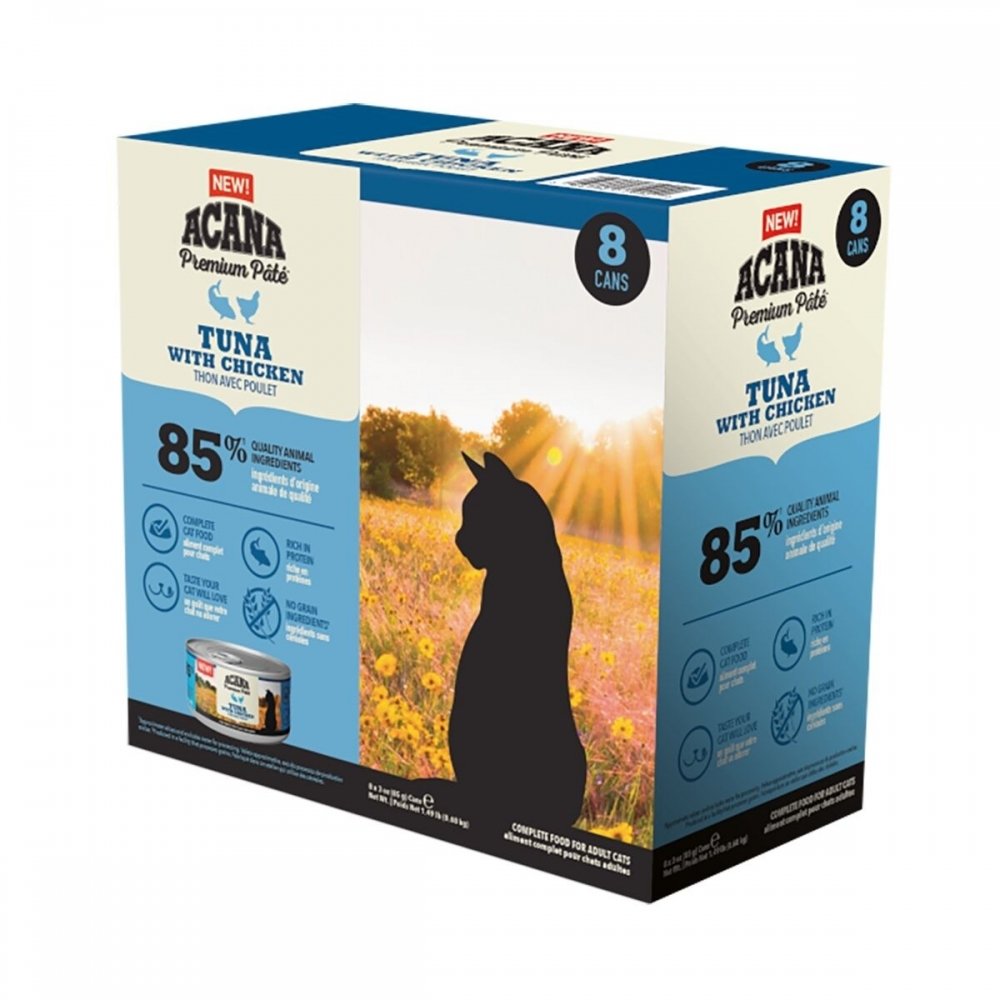 Acana Cat Premium Paté Tuna & Chicken 8x85 g (680 g)