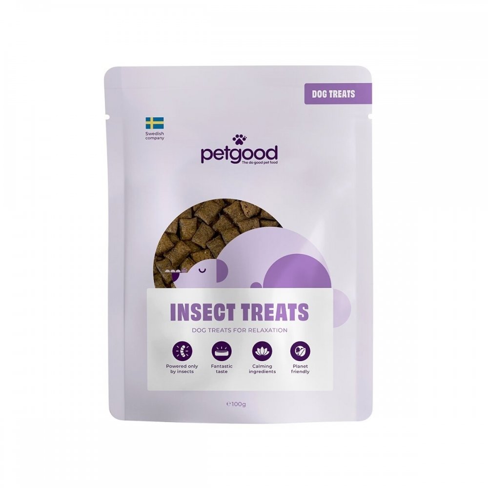 Läs mer om Petgood Calming Hundgodis med Insekter 100 g