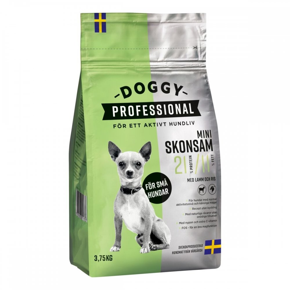 Läs mer om Doggy Professional Mini Skonsam (3,75 kg)