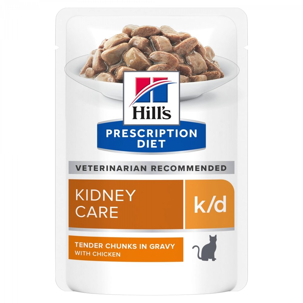 Läs mer om Hills Prescription Diet Feline k/d Kidney Care Chicken 12x85 g