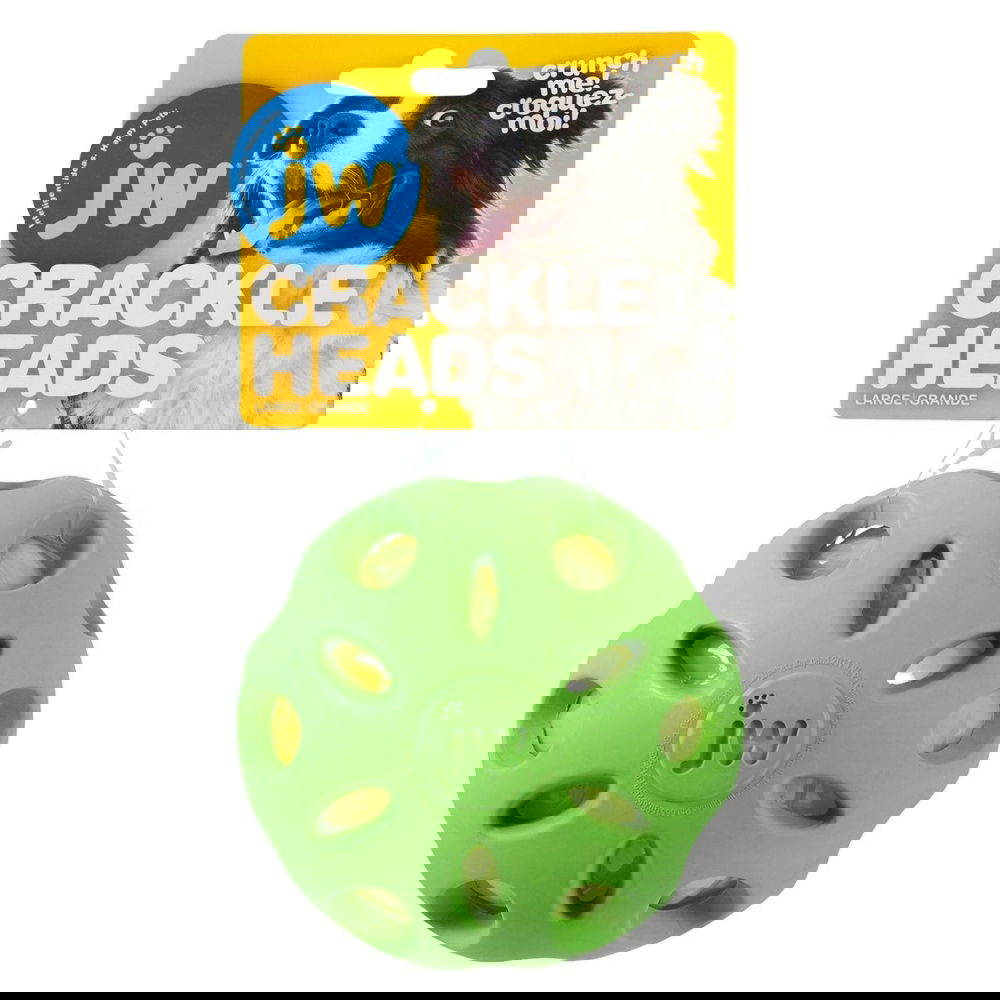 JW Crackle Heads Prasslande Hundboll L
