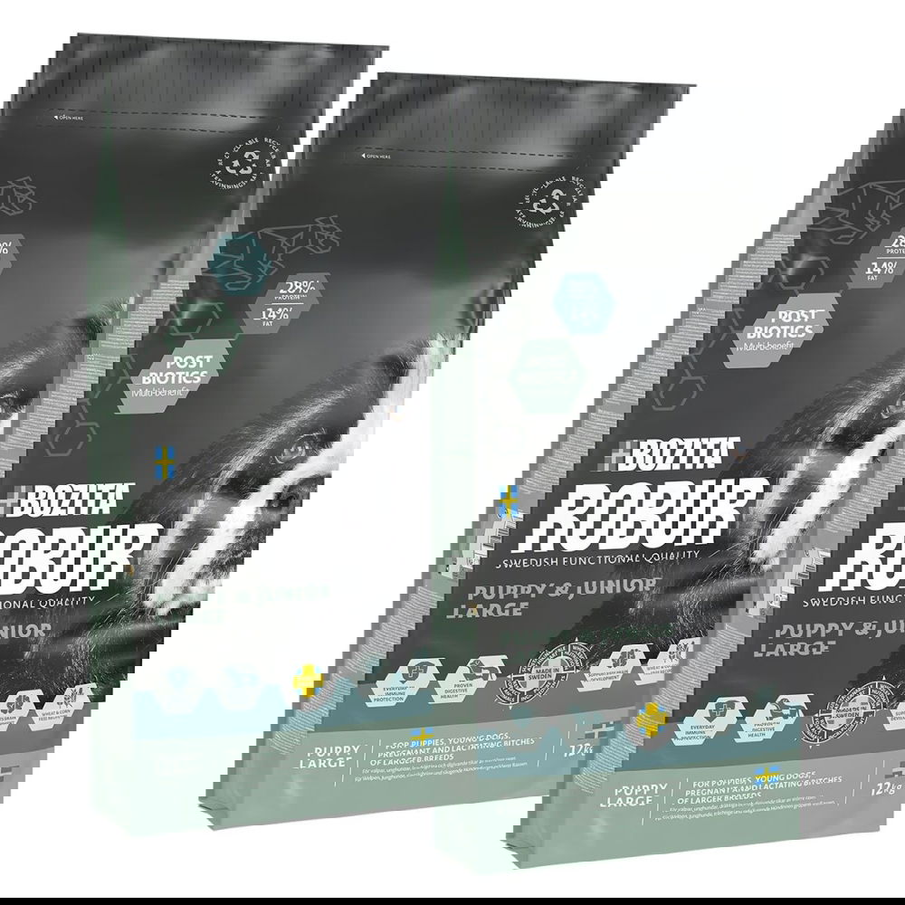 Bozita Robur Puppy & Junior XL 2x12 kg