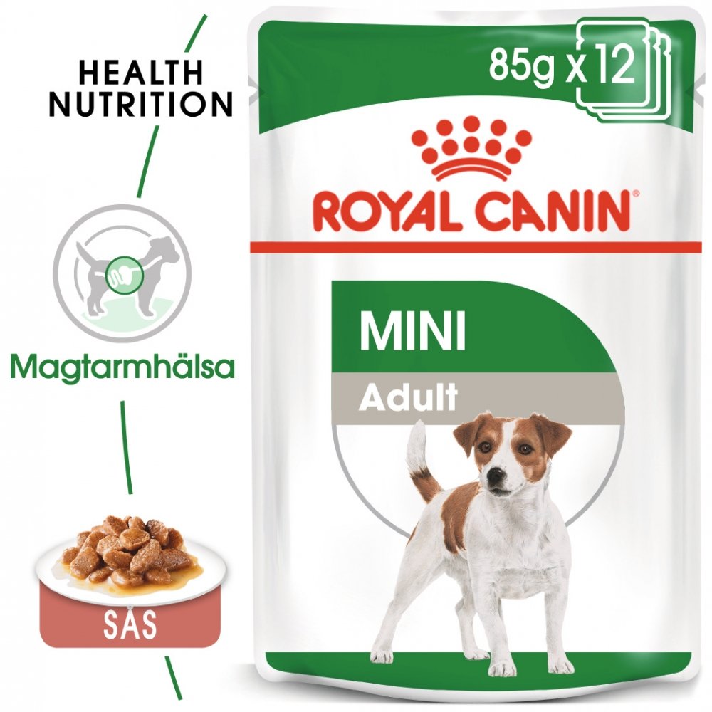 Läs mer om Royal Canin Mini Adult Våtfoder (12x85g)