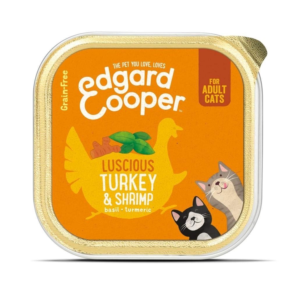 Edgard & Cooper Cat Kalkon & Räka 85 g