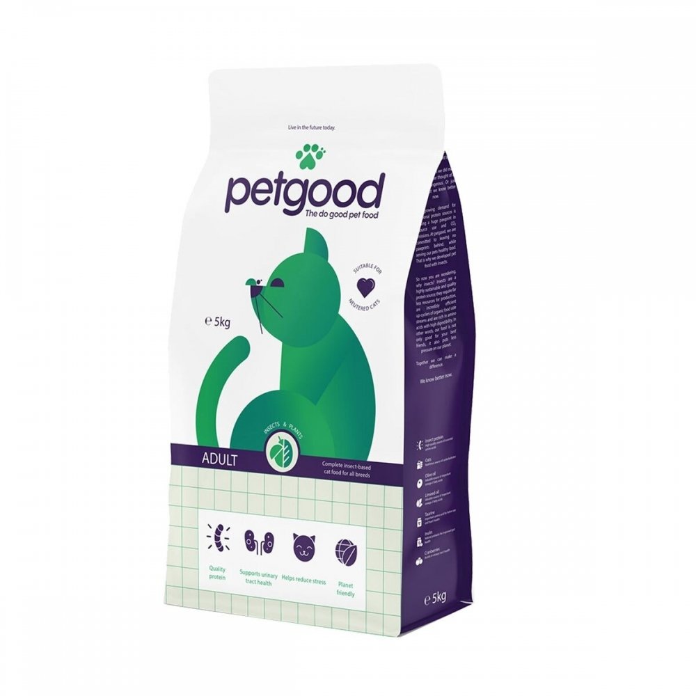 Alternativ bild 1 för Petgood Adult Cat Insektsfoder (2 kg)