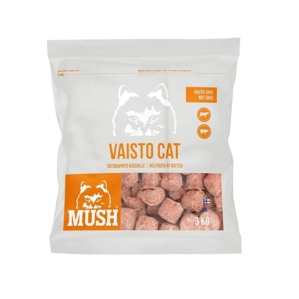 Mush Vaisto Cat Nöt-Gris (3 kg)