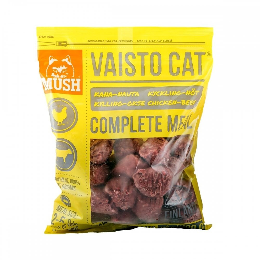 Läs mer om Mush Vaisto Cat Kitten Kyckling-Nöt (800 g)