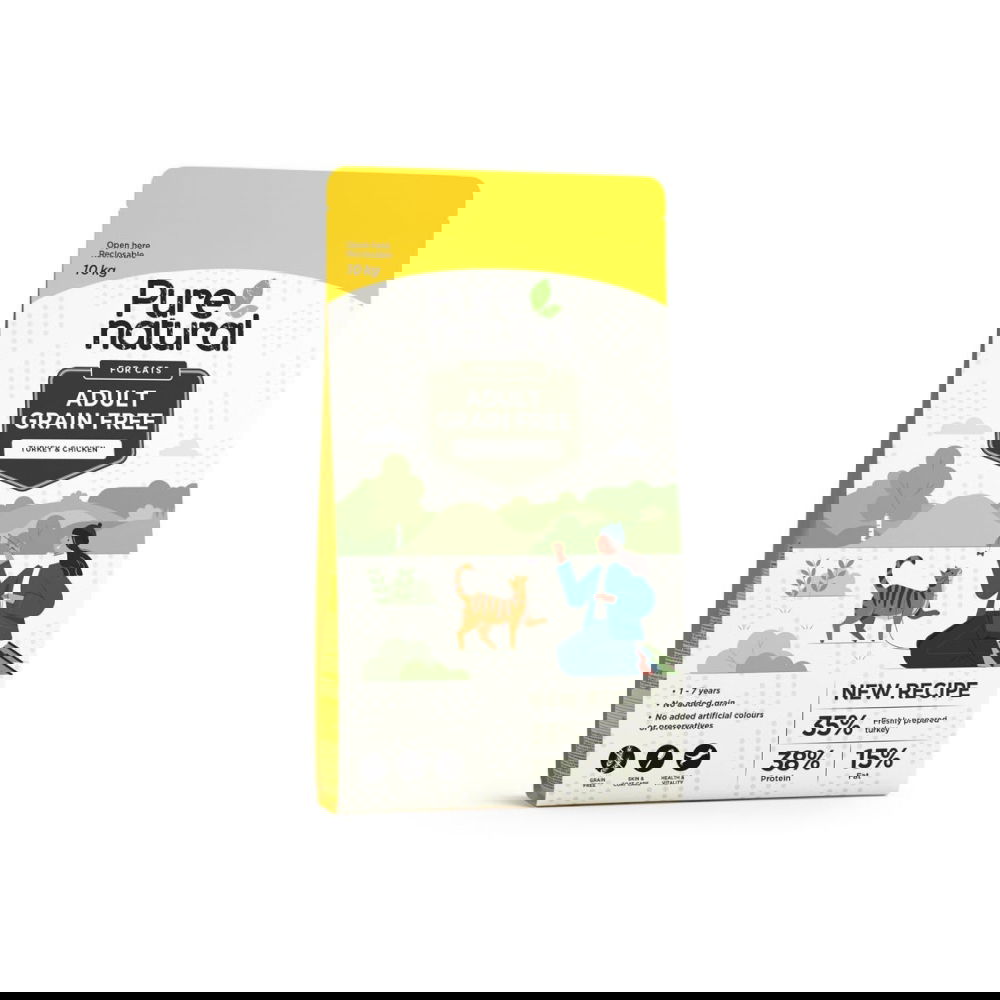 Purenatural Cat Adult Grain Free Turkey & Chicken (10 kg)