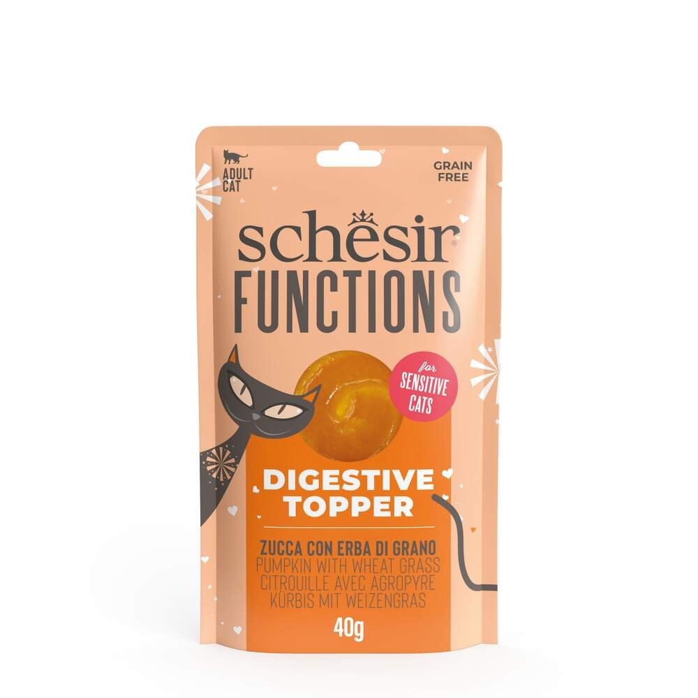 Schesir Special Functions Digestive topper Pumkin/Wheat Grass