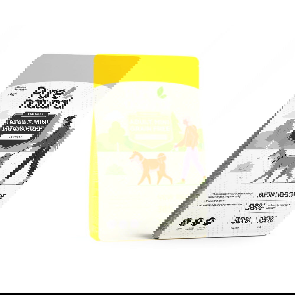 Purenatural Dog Grain Free Adult Mini Turkey (2 kg)