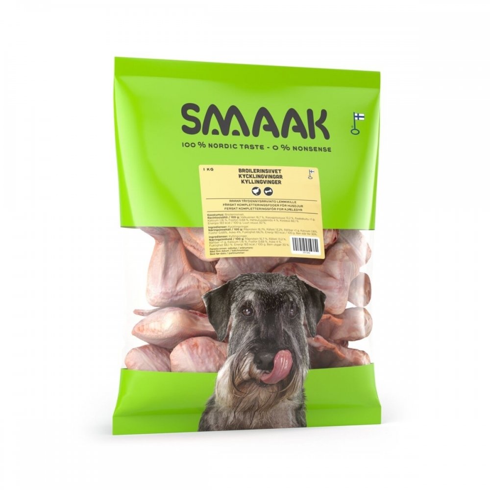 Smaak Raw kycklingvingar 1kg
