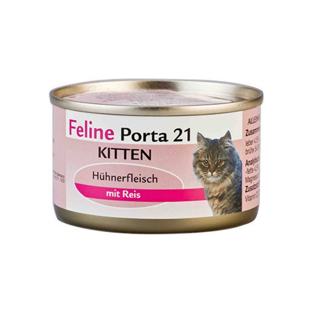 Läs mer om Feline Porta 21 Kitten Kyckling och Ris (90 g)