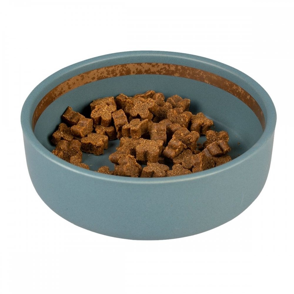 Läs mer om Duvo+ Matskål i Keramik Grön/Brons 250 ml