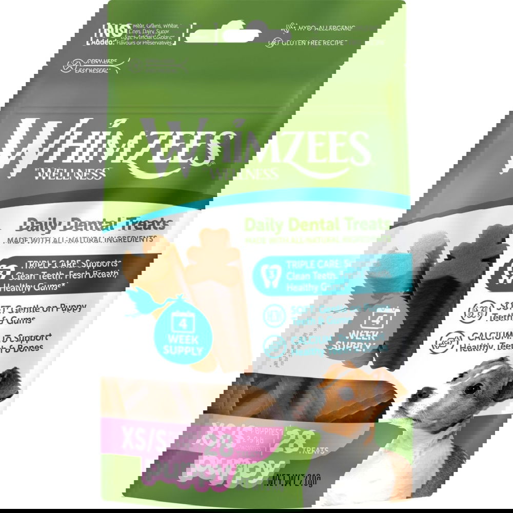 Whimzees Puppy Dental XS/S (28-pack)