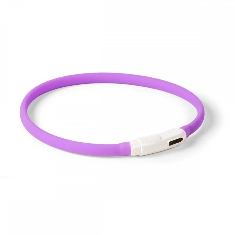 Little&Bigger Mini LED-halsband 45 cm (Violett)