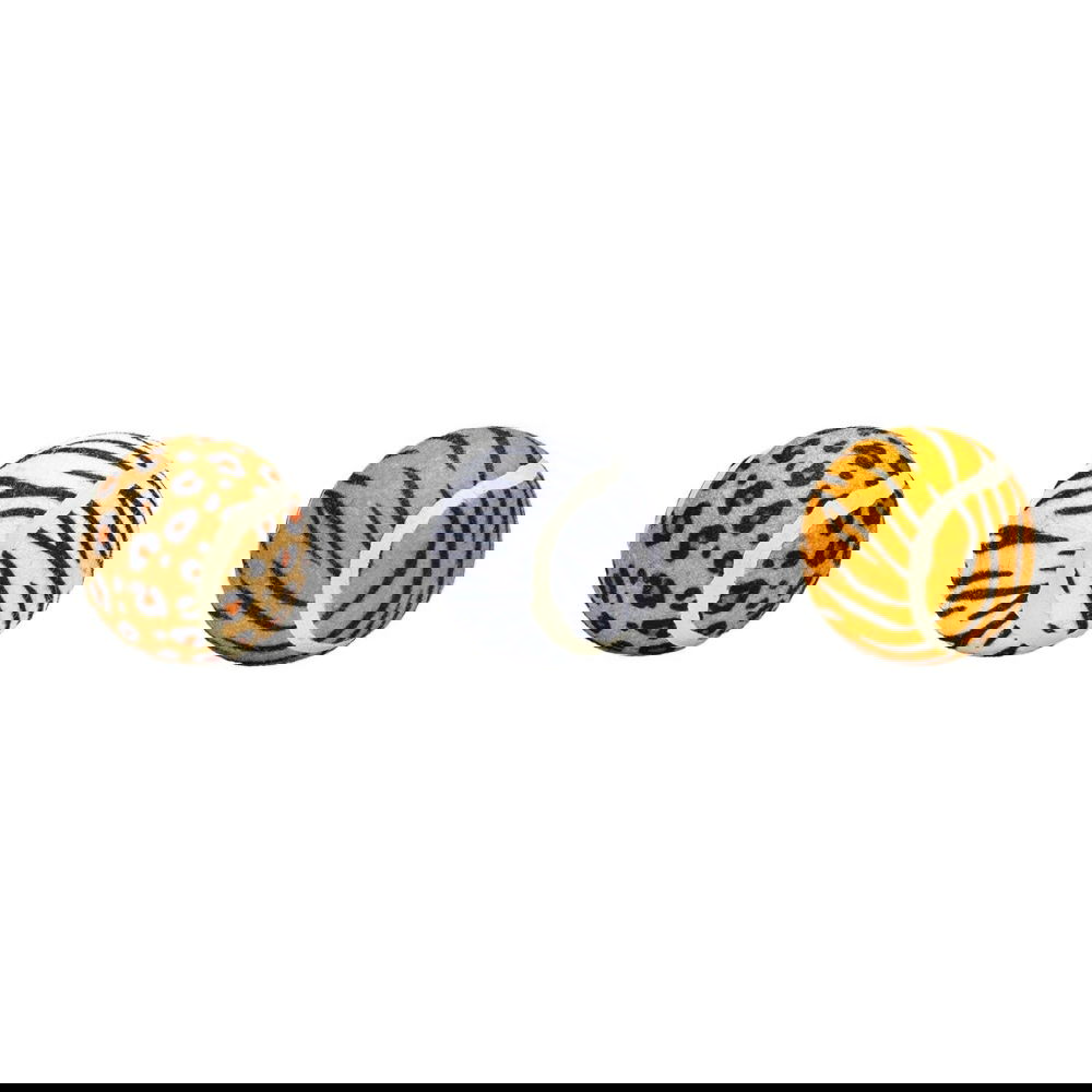 Beeztees Dog Jungle Tennisbollar Djurmönster 3-pack