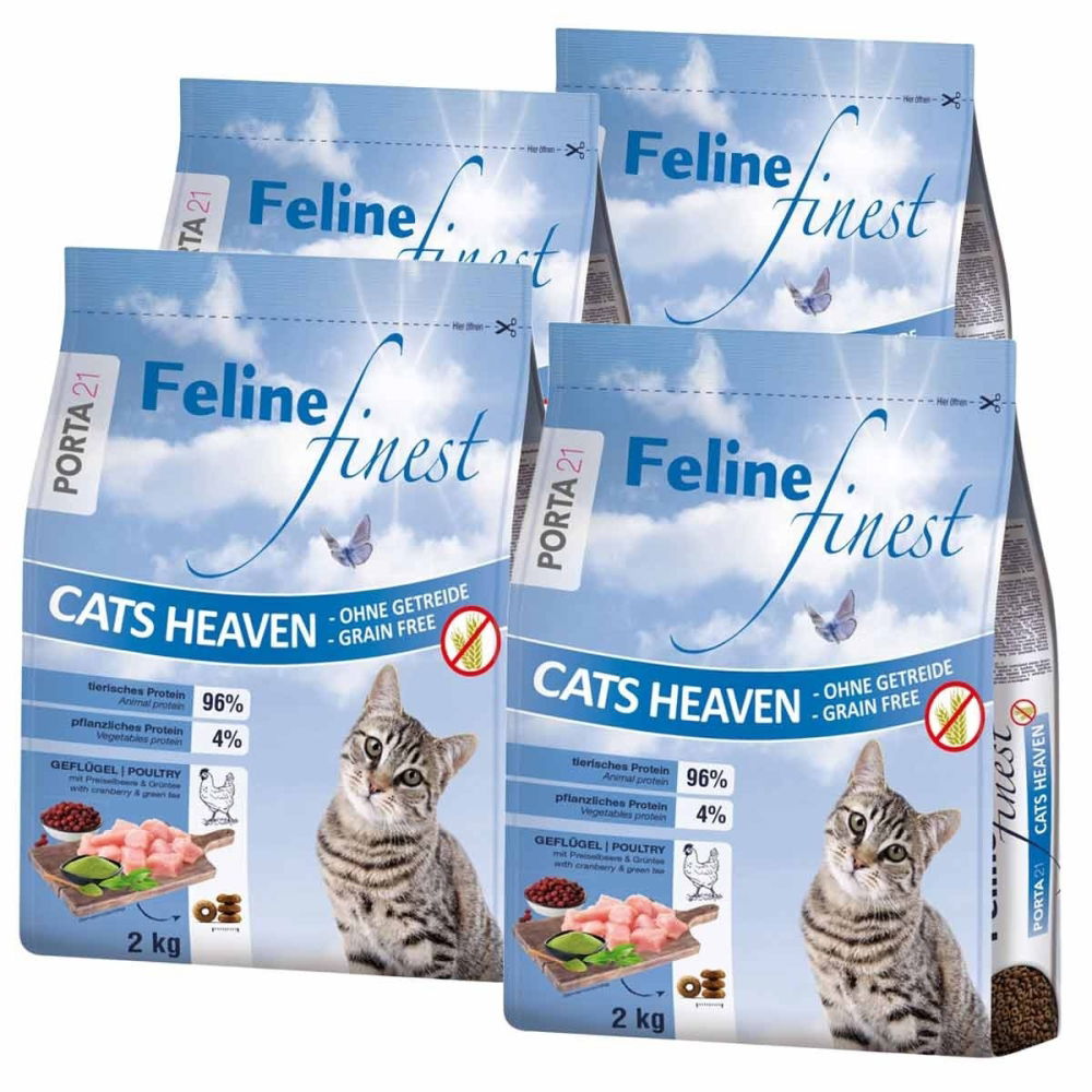 Feline Porta 21 Feline Porta21 Finest Cats Heaven 4x2kg