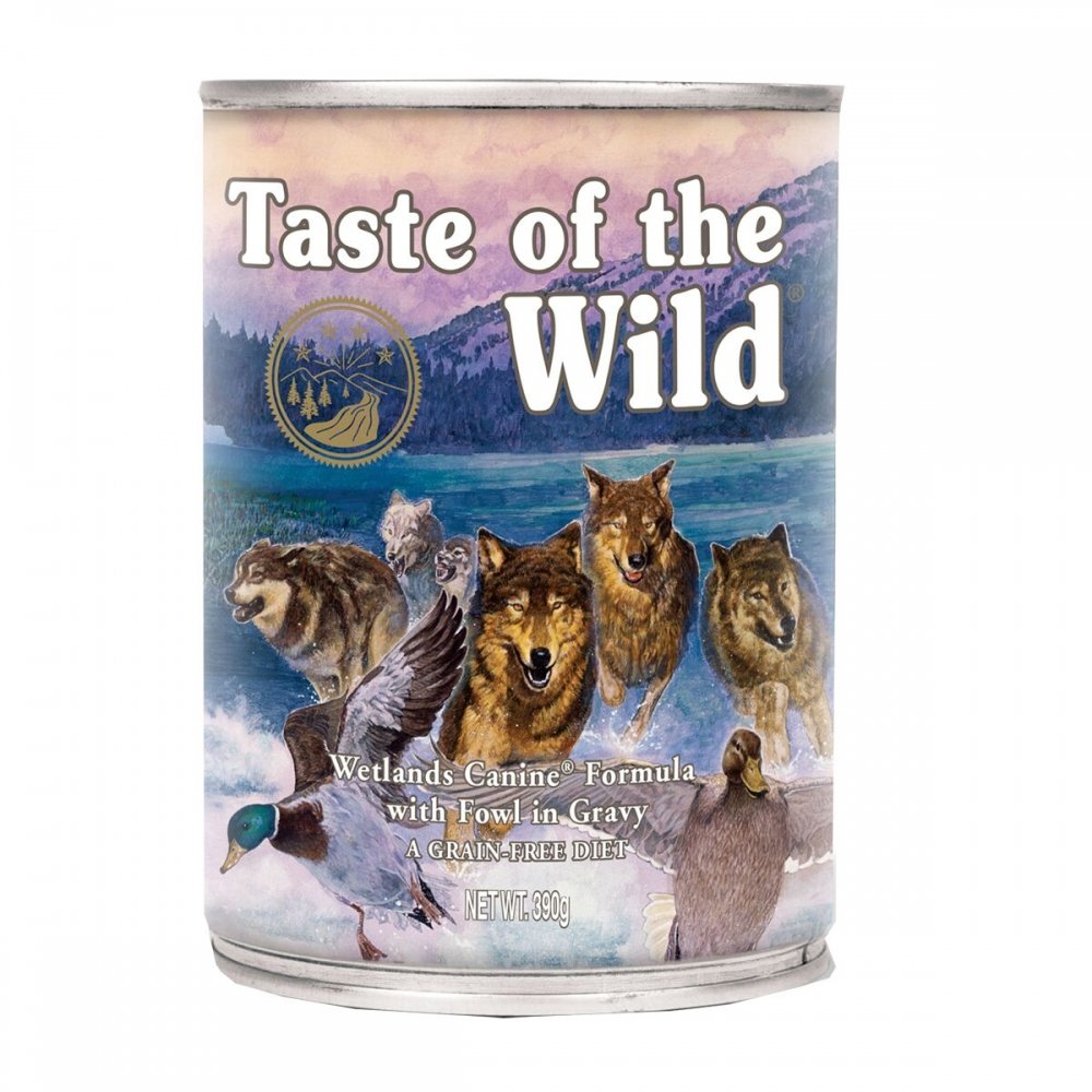 Läs mer om Taste of the Wild Canine Wetlands 390 g
