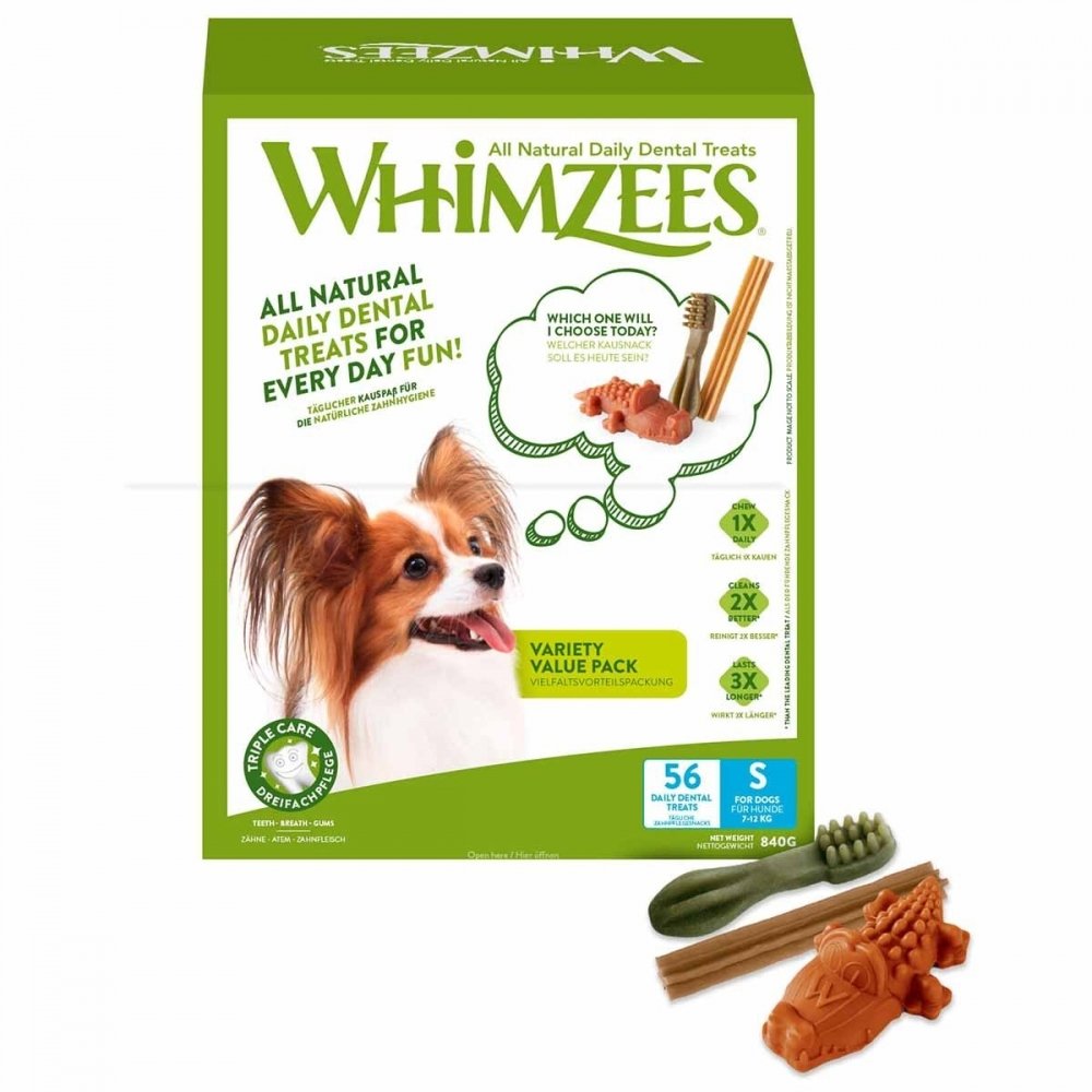 Läs mer om Whimzees Variety Value Box S 56-pack
