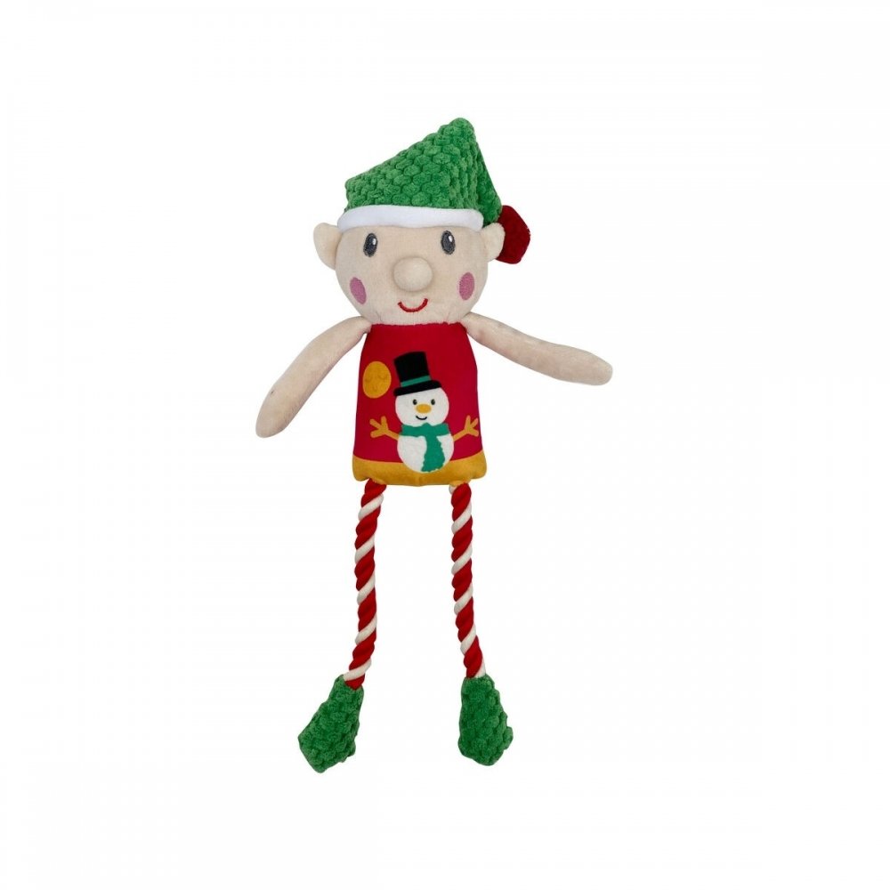 Bark-a-Boo Merry&Bright Nisse med Repben (30x7cm)