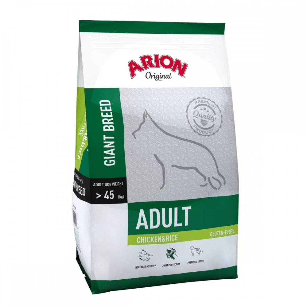 Läs mer om Arion Dog Adult Giant Breed Chicken & Rice 12 kg