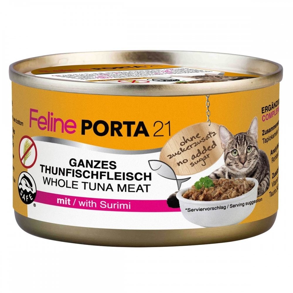 Läs mer om Feline Porta 21 Tonfisk och Krabba (90 g)