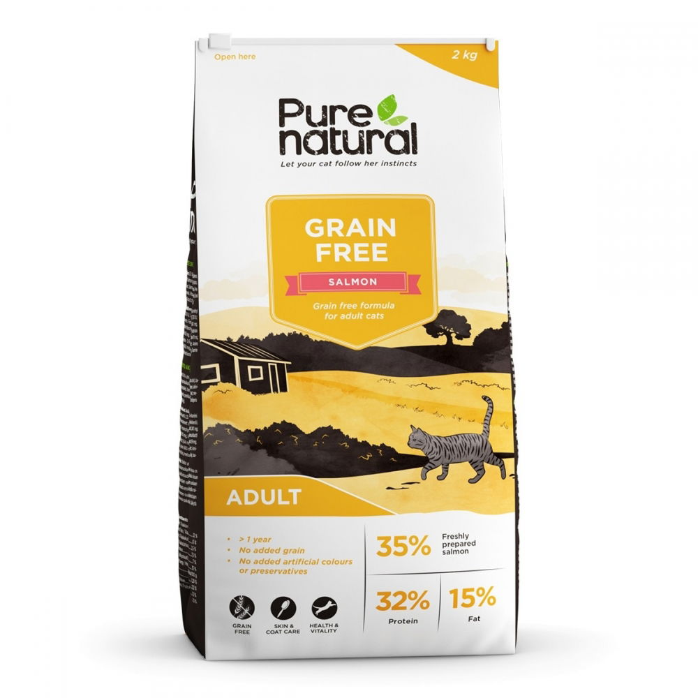 Purenatural Cat Grain Free Adult Salmon (10 kg)