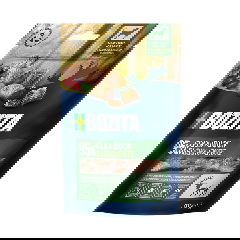 Bozita Meaty Bites Hundgodis Älg & Anka 70g