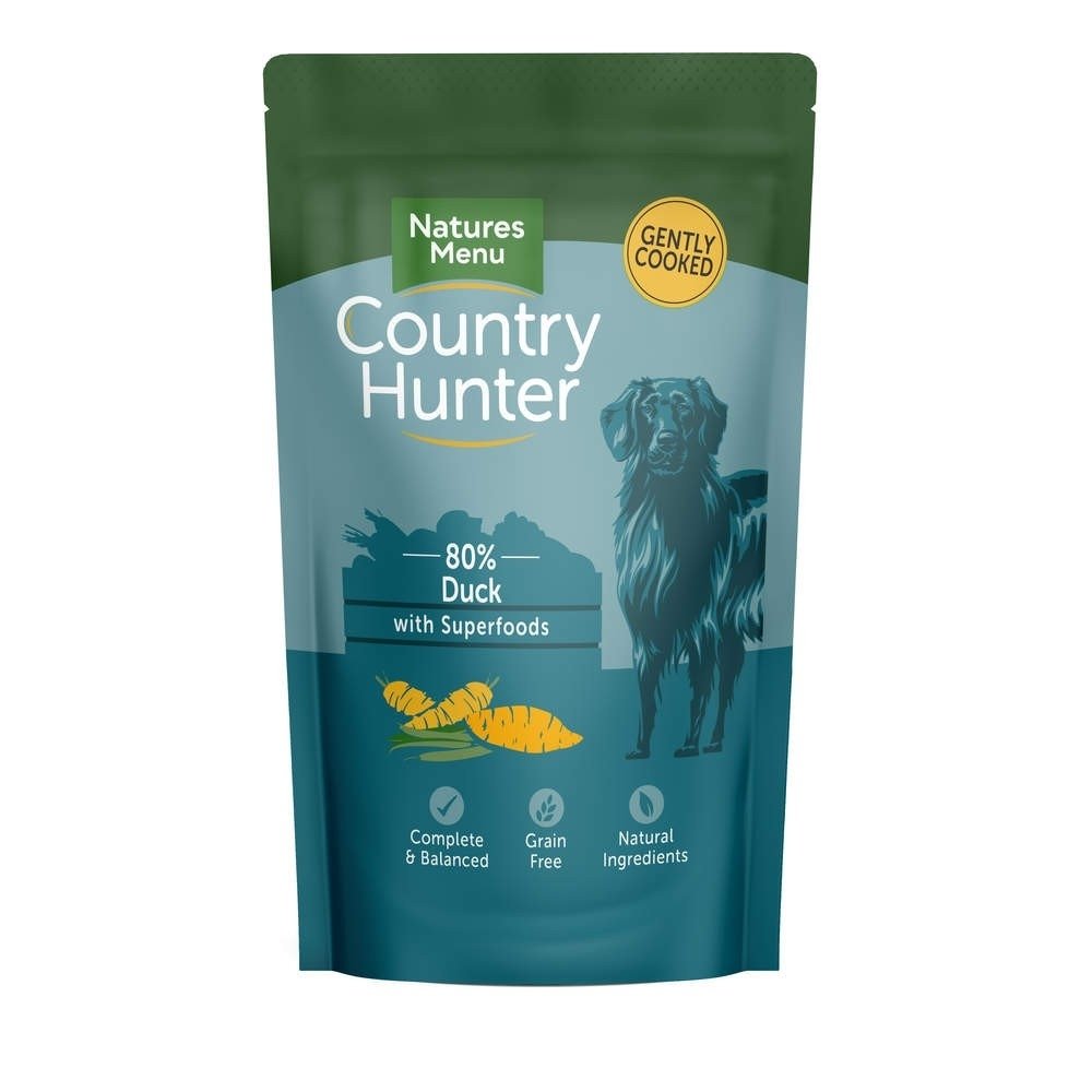 Läs mer om Natures:menu Country Hunter Dog Duck 150 g
