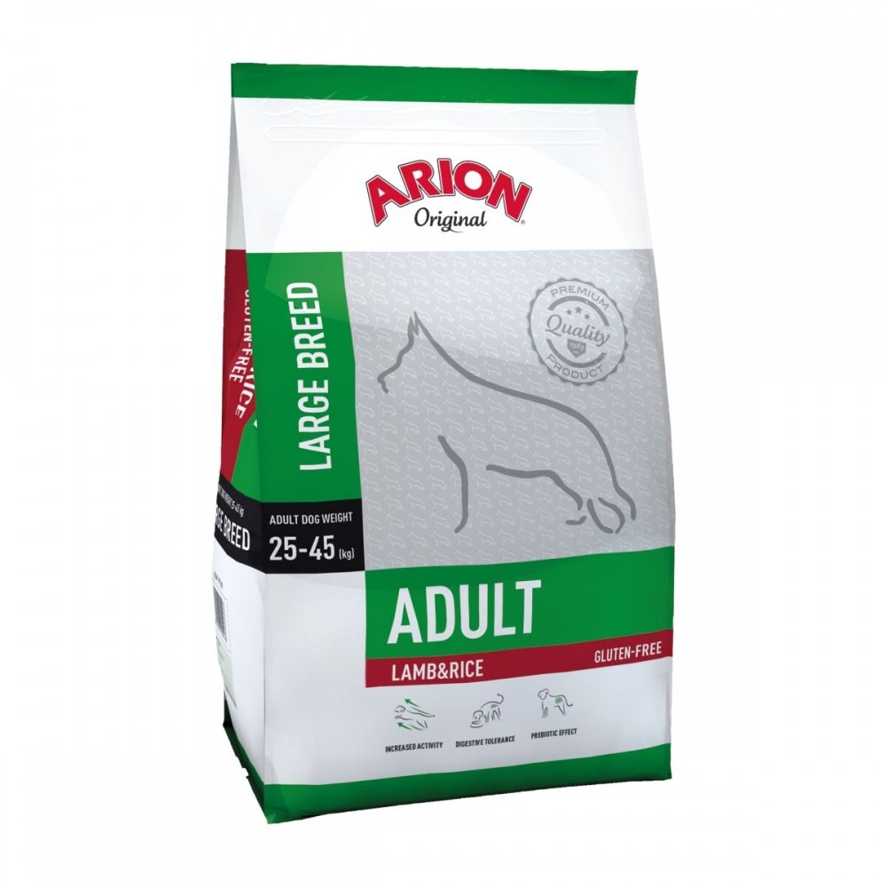 Läs mer om Arion Dog Adult Large Breed Lamb & Rice 12 kg