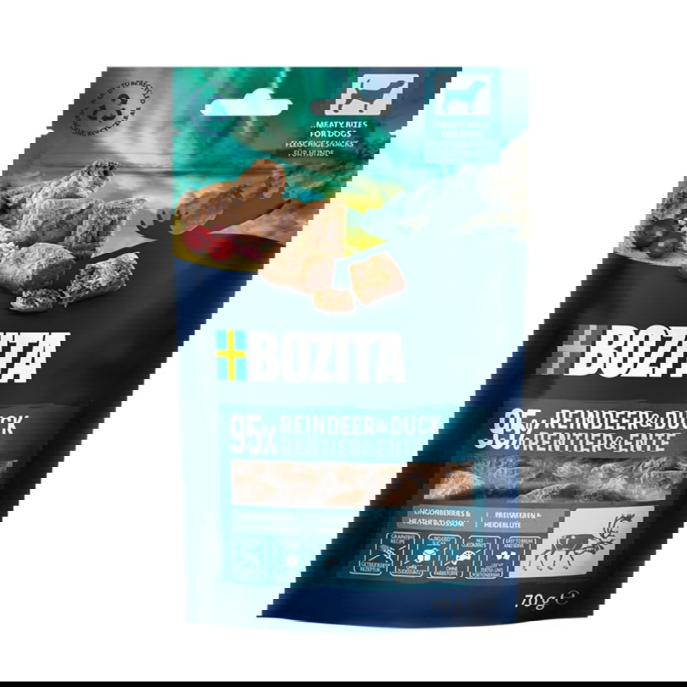 Bozita Meaty Bites Hundgodis Ren & Anka 70g