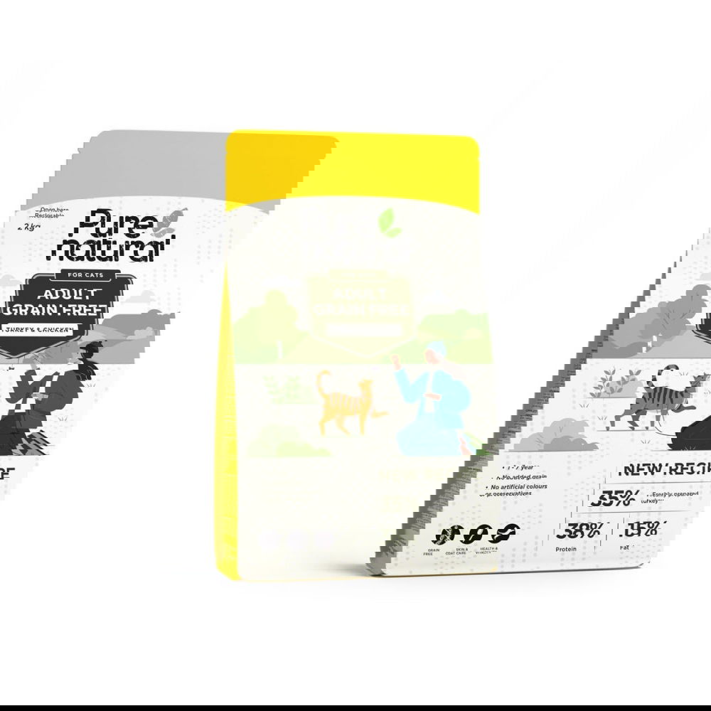 Purenatural Cat Adult Grain Free Turkey & Chicken (2 kg)