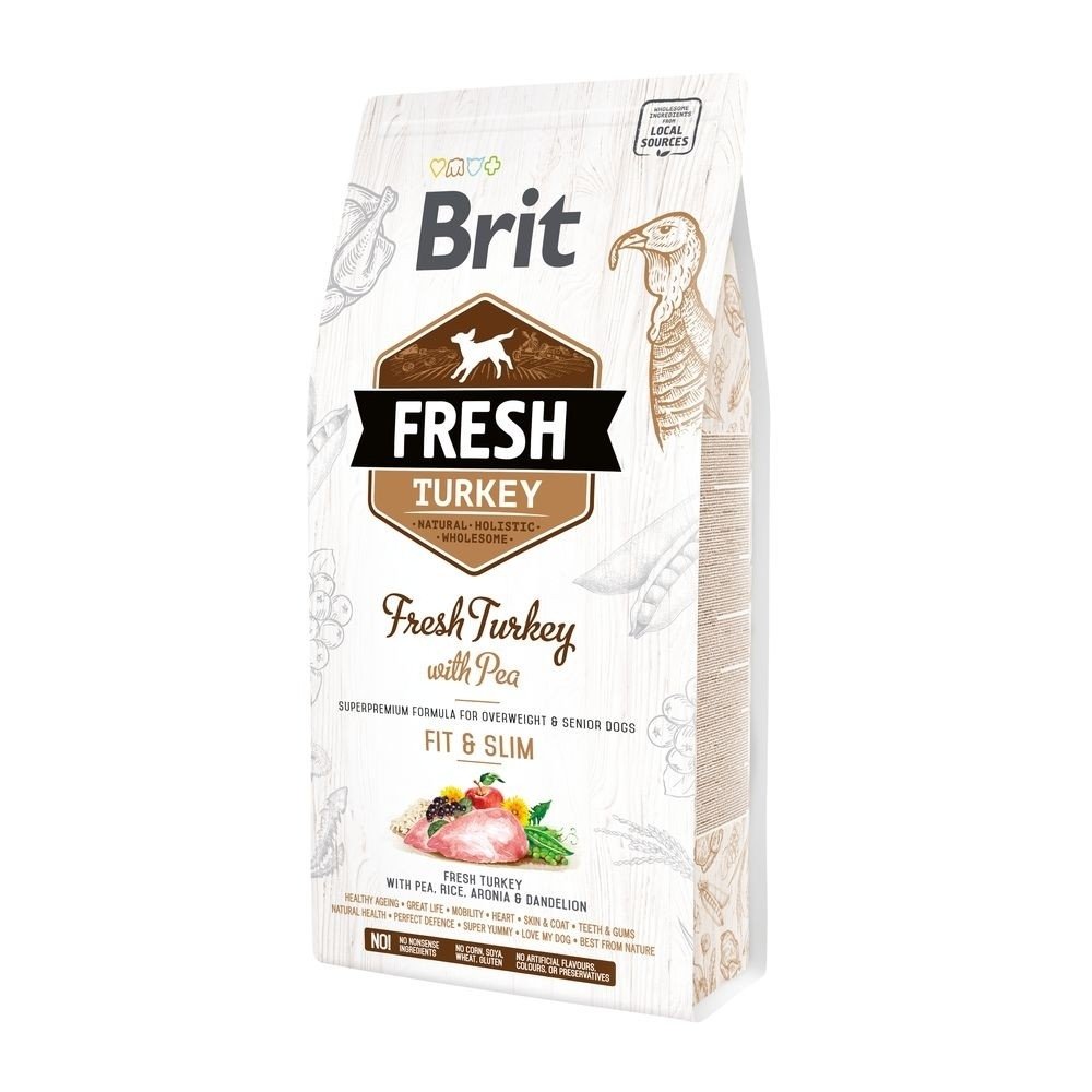 Läs mer om Brit Fresh Turkey with Pea Light Fit & Slim (2,5 kg)
